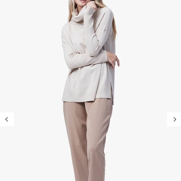 French Connection Cream Cowl Neck Sweater - Picture 2 of 8